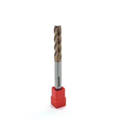 Fresa metal duro 55hrc toroidal 4 cortes ø 10,0 - r0,5 - 100 - 40,0mm h10 altisin - dry cut