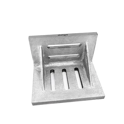 Cantoneira de ferro fundido com ranhuras 200 x 125 x 148mm - vr-8 daigo