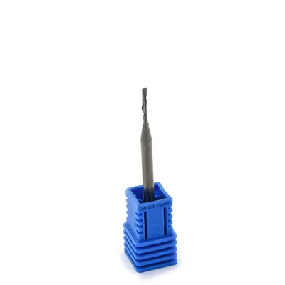 Fresa metal duro para acrílico cnc router 1 corte ø 01,5 - 040 - 10,0mm h03 - dry cut