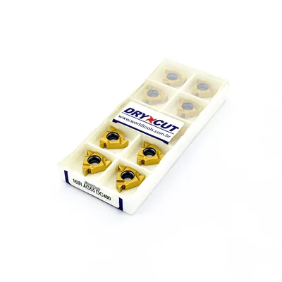 Inserto para rosca interna 55 graus - 16ir ag55 dc300 - dry cut