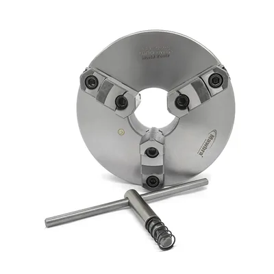 Placa de torno 3 castanhas reversíveis ø 250mm com furação traseira - k-11250a mawbra