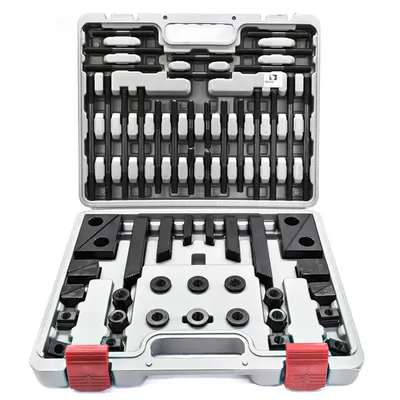 Kit de fixação com 58 peças para mesa com canal de 22,0mm fuso m20 - ck-20 viber