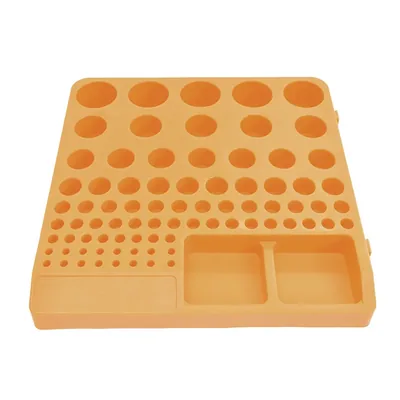 Rack com 80 alojamentos para ferramentas e pinças er16, er20, er25 e er32 - vms-80 mawbra