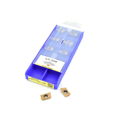 Inserto para fresamento apkt 11t308-apm yb9320 - zcc ct