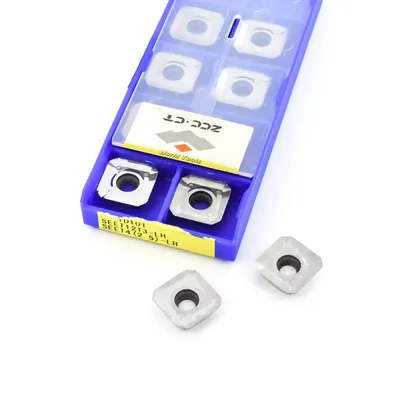 Inserto para fresamento seet 12t3-lh yd101 - zcc ct