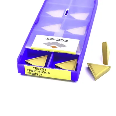 Inserto para torneamento tpmr 160304 ybm251 - zcc ct