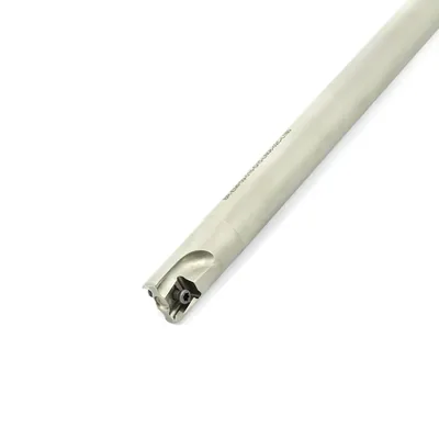 Fresa de topo ø 16 x 180mm 2 cortes haste ø 15,0mm para inserto lnkt 08 - zcc ct
