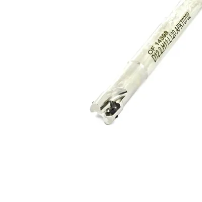Fresa de topo ø 12 x 120mm 2 cortes haste ø 11,0mm para inserto aplx e apkt 0702 - guran
