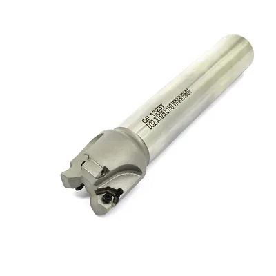 Fresa de topo ø 32 x 150mm 3 cortes haste ø 25,0mm para inserto wnhu 0604 - zcc ct br