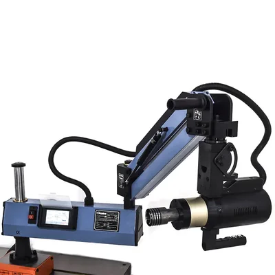 Rosqueadeira elétrica angular com lubrificação m06 a m30 braço articulado de 1.200mm - re-30 mawbra