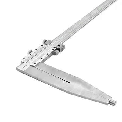 Paquímetro para serviços pesados aço inoxidável 0 a 0500 x 0,02mm bico longo - 501.3052 king tools