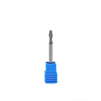 Fresa metal duro 45hrc reta 2 cortes ø 04,0 - 050 - 12,0mm h04 tialn - dry cut