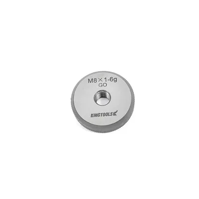 Anel calibrador de rosca passa 6g m08,0 x 1,00 - ap m8-1,00 king tools
