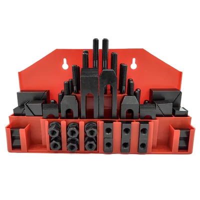 Kit de fixação com 58 peças para mesa com canal de 15,7mm fuso m12 - ck-12b mawbra
