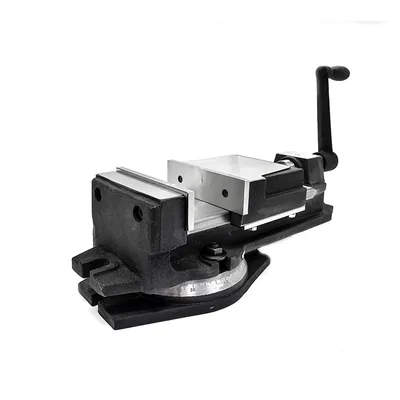 Morsa mecânica giratória abertura 0 a 112mm mordentes 153mm - 6k mawbra