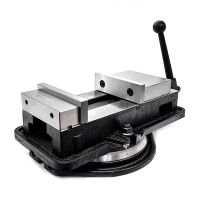 Morsa mecânica giratória abertura 0 a 200mm mordentes 160mm - av-6-8 mawbra