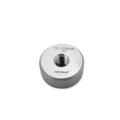 Anel calibrador de rosca passa bsw 1/2" x 12 tpi - ap 1/2-12 king tools