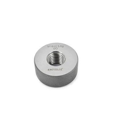 Anel calibrador de rosca passa 6g m18,0 x 2,50 - ap m18-2,5 king tools