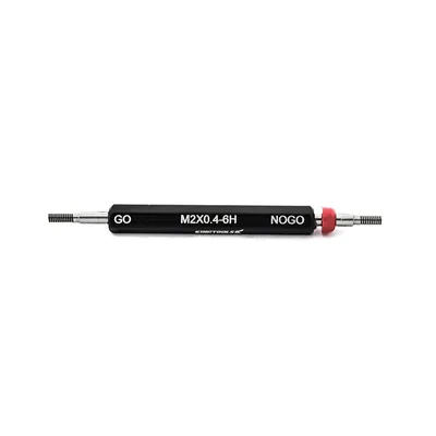 Tampão calibrador de rosca passa e não passa m02,0 x 0,40 6h - tpnp m2,0 king tools