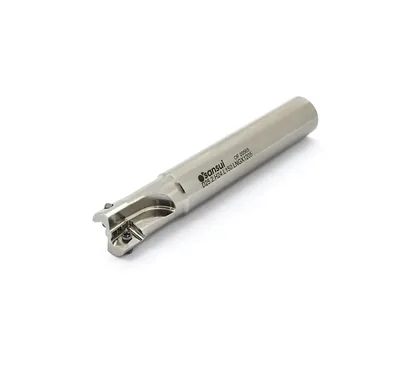 Fresa de topo ø 25 x 150mm 2 cortes haste ø 24,0mm para inserto lngx 1205 - guran