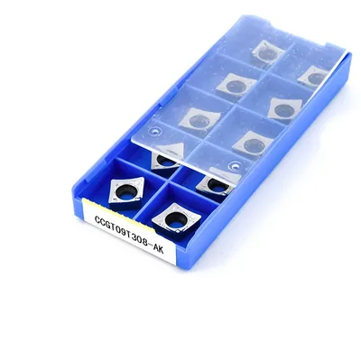 Inserto para torneamento ccgt 09t308-ak dc100 - guran
