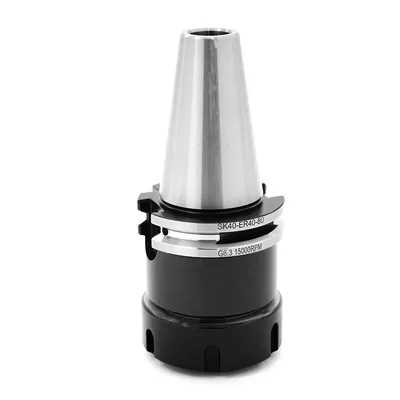 Cone sk40 porta pinça er-40um l080mm para 15.000rpm din69871 - sk40-er40um-080l-15r mawbra