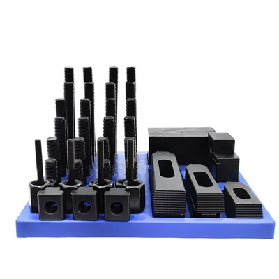 Kit de fixação com 58 peças para mesa com canal de 22,0mm fuso m20 - ck-20 daigo