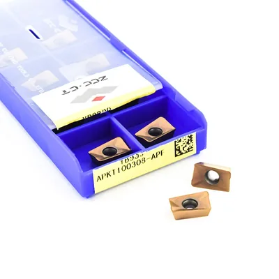 Inserto para fresamento apkt 100308-apf yb9320 - zcc ct