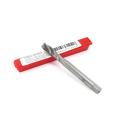 Macho máquina canal helicoidal hss bsw 3/8 x 16 tpi din2182 - 2102/2 king tools