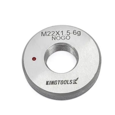 Anel calibrador de rosca não passa 6g m22,0 x 1,50 - anp m22-1,5 king tools