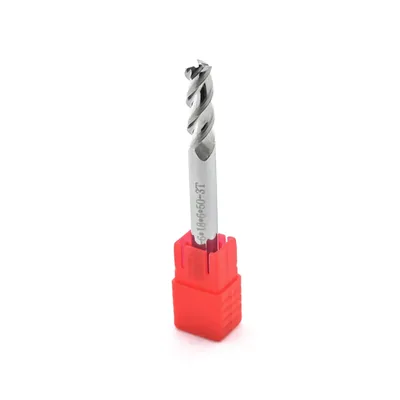 Fresa metal duro aluminium reta 3 cortes ø 06,0 - 050 - 18,0mm h06 - dry cut