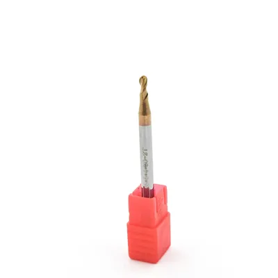 Fresa metal duro 55hrc esférica 2 cortes ø 02,5 - 050 - 04,0mm h04 altisin - dry cut