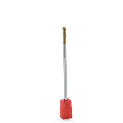 Fresa metal duro 55hrc esférica 2 cortes ø 04,0 - 100 - 08,0mm h04 altisin - dry cut