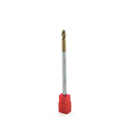 Fresa metal duro 55hrc esférica 2 cortes ø 10,0 - 075 - 20,0mm h10 altisin - dry cut