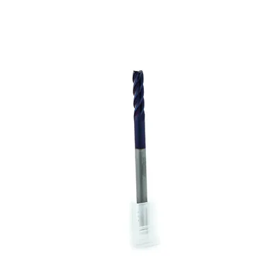 Fresa metal duro 65hrc reta 4 cortes ø 05,0 - 075 - 20,0mm h05 naco blue - dry cut