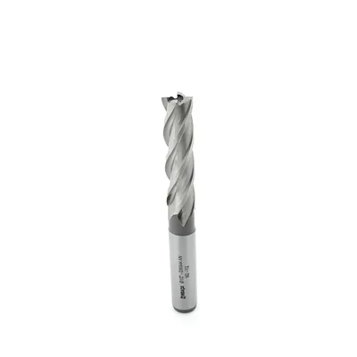 Fresa hss reta 4 cortes ø 1/2" x 108mm longa din844 a-n - 1501.1 indaço