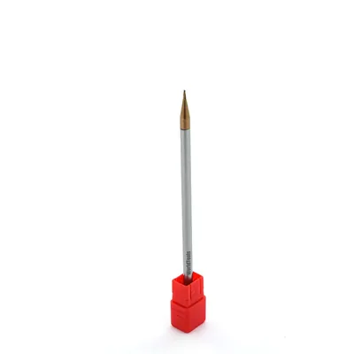 Fresa metal duro 55hrc esférica 2 cortes ø 01,0 - 100 - 03,0mm h04 longa altisin - guran