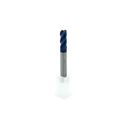 Fresa metal duro 65hrc toroidal 4 cortes ø 05,0 - r1,0 - 050 - 13,0mm h05 naco blue - dry cut