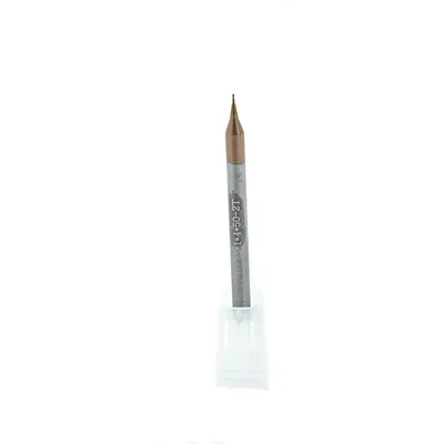 Micro fresa metal duro 55hrc esférica 2 cortes ø 0,5 - 050 - 1,0mm - h04 curta altisin - dry cut