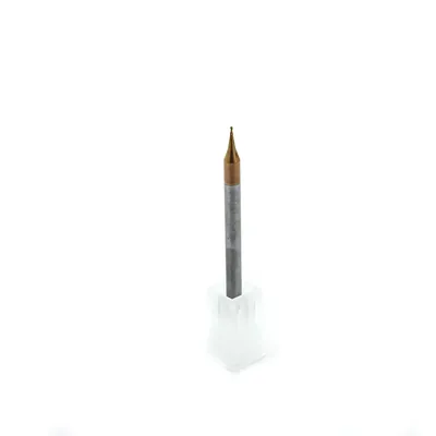 Micro fresa metal duro 55hrc esférica 2 cortes ø 0,6 - 050 - 1,2mm - h04 curta altisin - dry cut