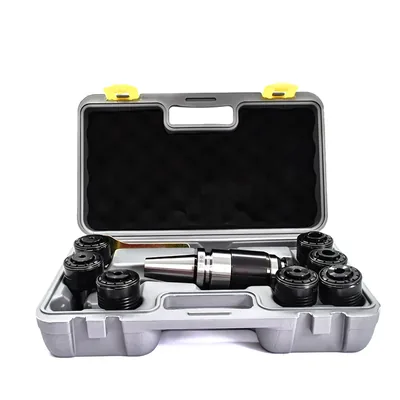 Jogo com 07 adaptadores porta macho t2 tc820 m06 a m24 e cone bt40-tc820 - bt40-tc820-07pcs mawbra