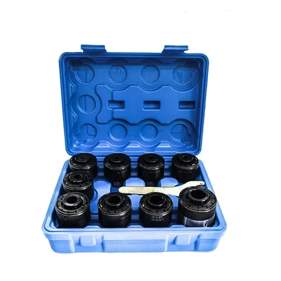 Jogo com 09 adaptadores porta macho t2 tc820 m06 a m30 - tc820-09pcs mawbra