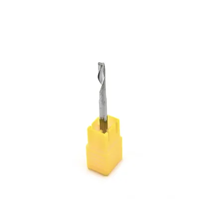 Fresa metal duro para acrílico cnc router 1 corte ø 03,0 - 040 - 17,0mm h1/8" - dry cut