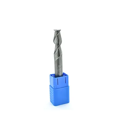 Fresa metal duro aluminium reta 2 cortes ø 16,0 - 100 - 45,0mm h16 curta - guran