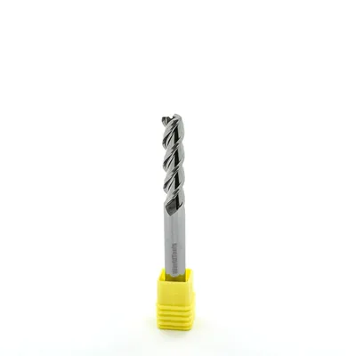 Fresa metal duro aluminium reta 3 cortes ø 10,0 - 100 - 40,0mm h10 - dry cut