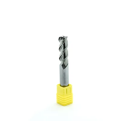 Fresa metal duro aluminium reta 3 cortes ø 12,0 - 075 - 35,0mm h12 - dry cut