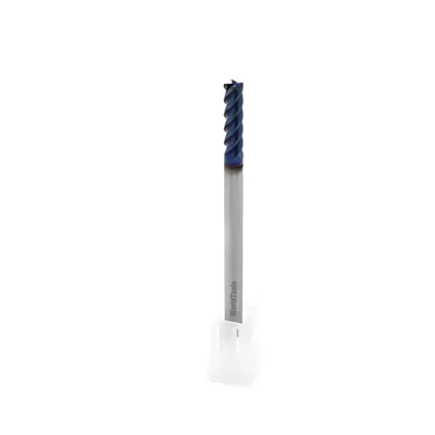 Fresa metal duro 65hrc reta 4 cortes ø 05,0 - 075 - 18,0mm h05 naco blue - dry cut
