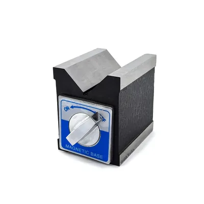 Bloco em v magnético com força de 70kgf e dimensões 070 x 054 x 073mm - bvm-757 daigo