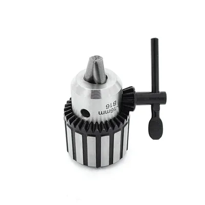 Mandril de aperto com chave capacidade ø 1,0 a 16,0mm com encaixe b16 - j2116hb16 mawbra