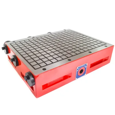 Mesa magnética permanente para fresamento 300 x 400 x 090mm alta precisão 0,01mm - mmc-3040 mawbra